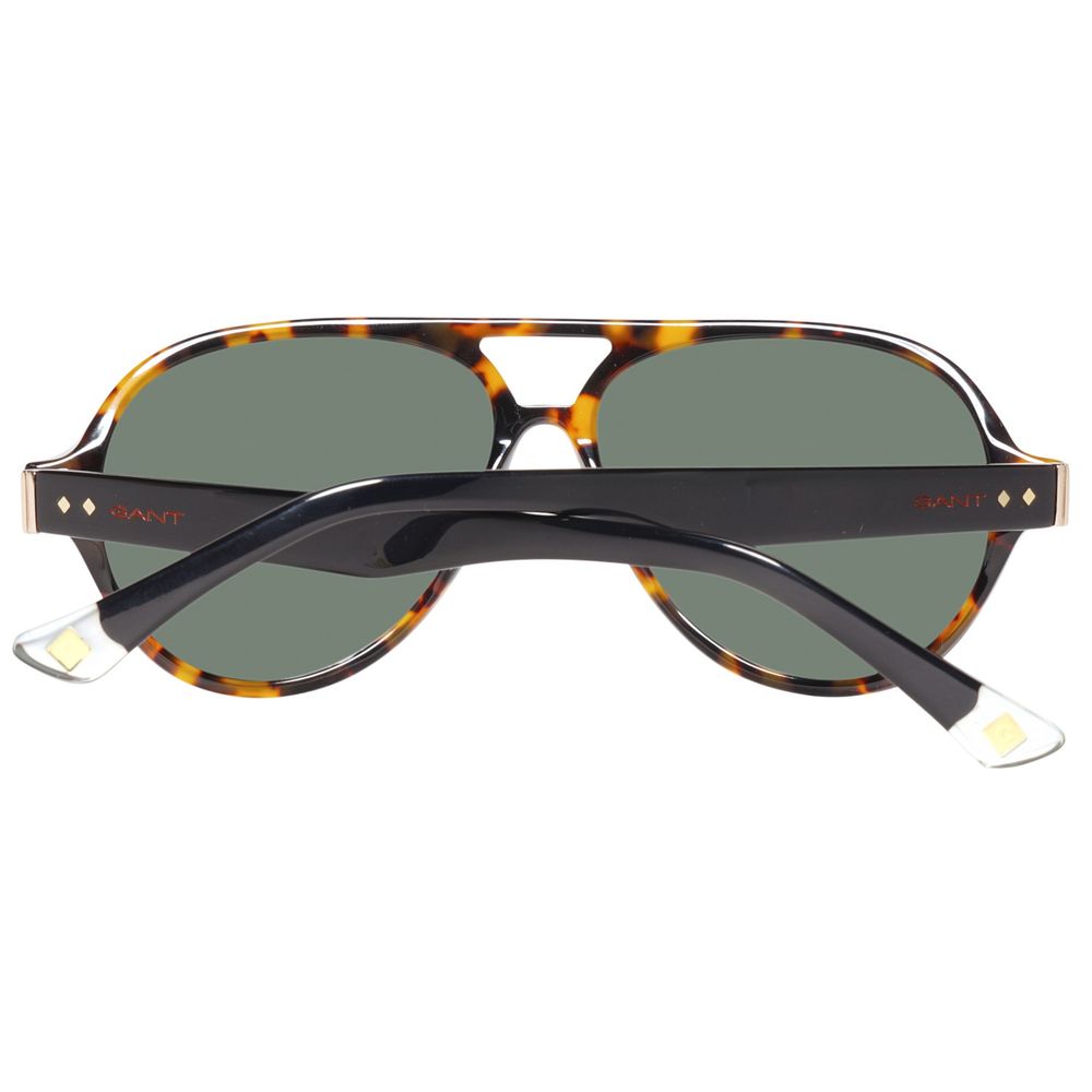 Occhiali da sole in acetato marrone