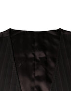 Schwarze Weste aus Baumwolle Elegante Weste