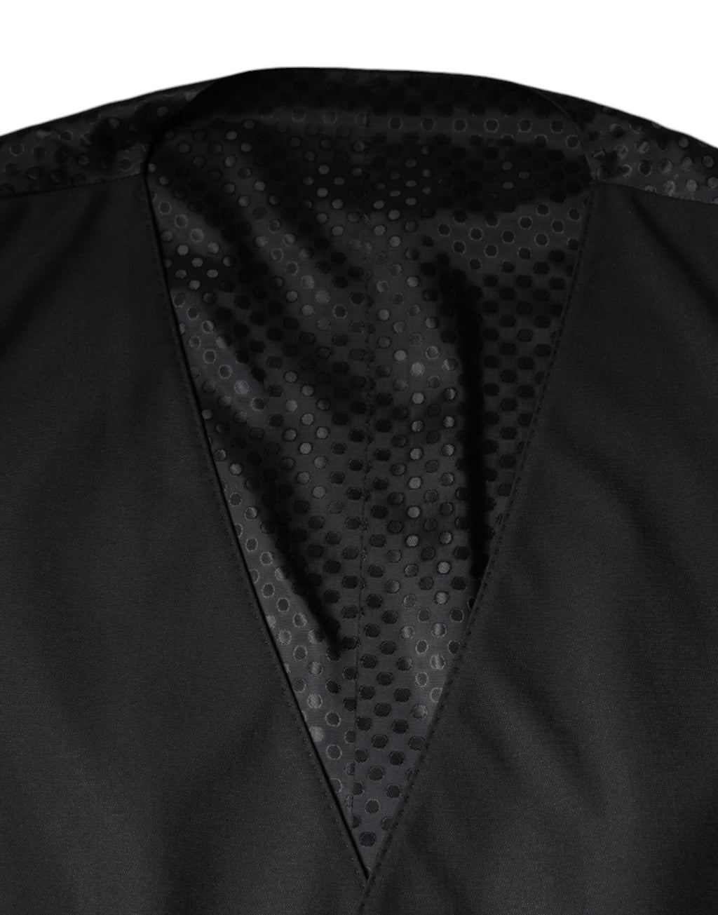Schwarze Weste aus Wolle Elegante Weste