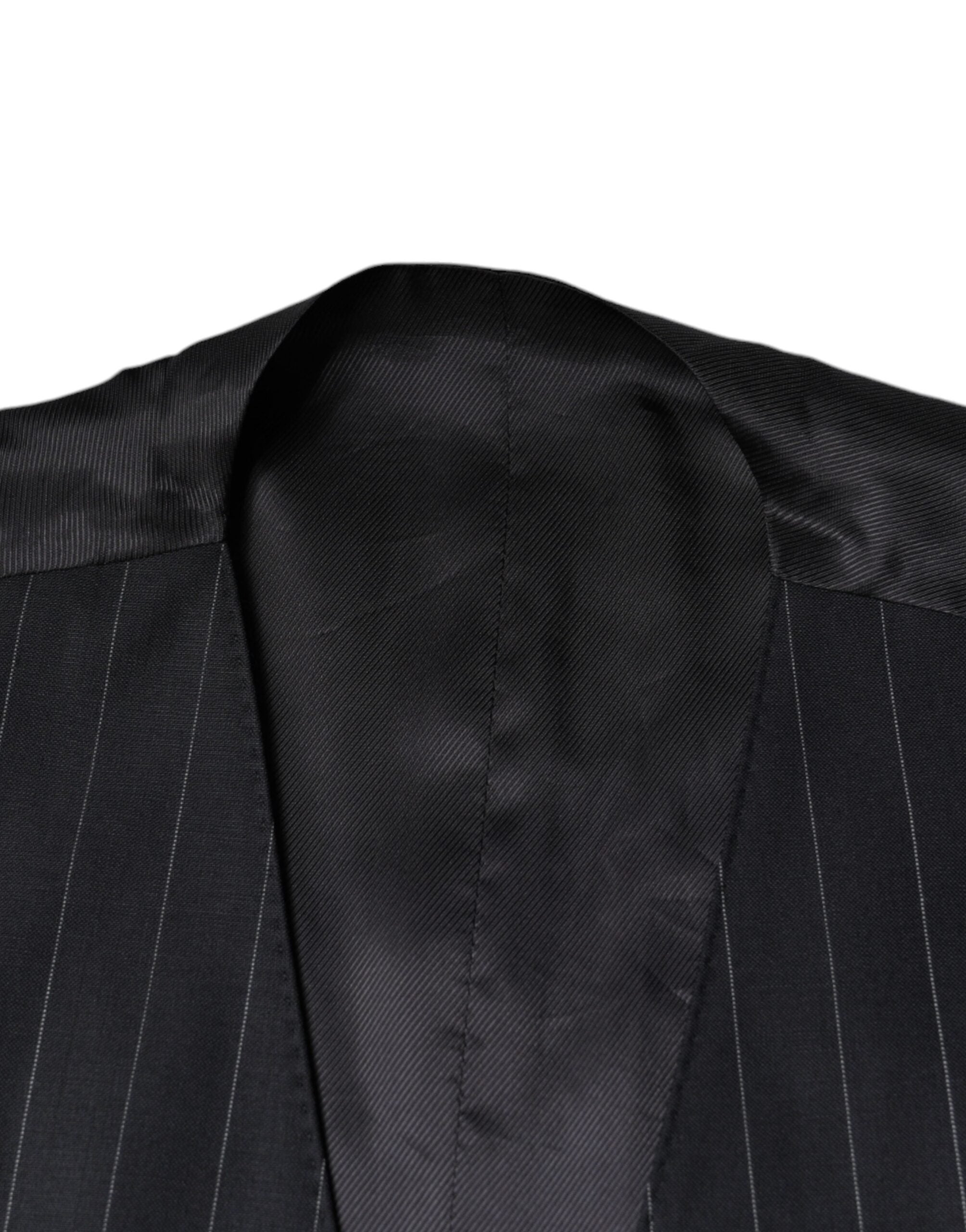 Schwarze Leder Weste Kleid Formelle Weste
