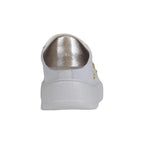 White Polyethylene Low Top Sneakers