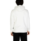 Weißer Baumwoll-Hoodie