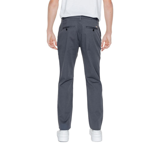 Schwarze lässige Baumwollhose