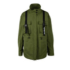 Grüner Polyester-Parka