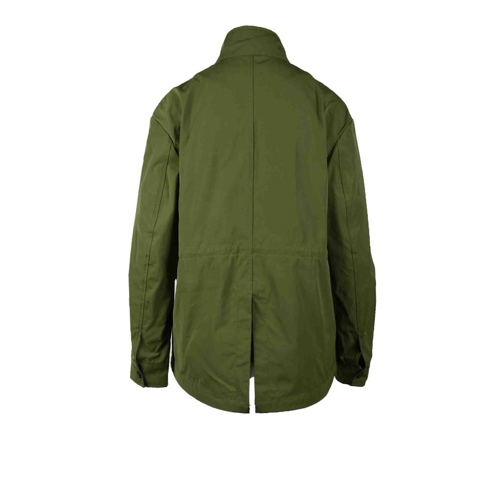 Grüner Polyester-Parka