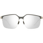 Sonnenbrille aus grauem Metall