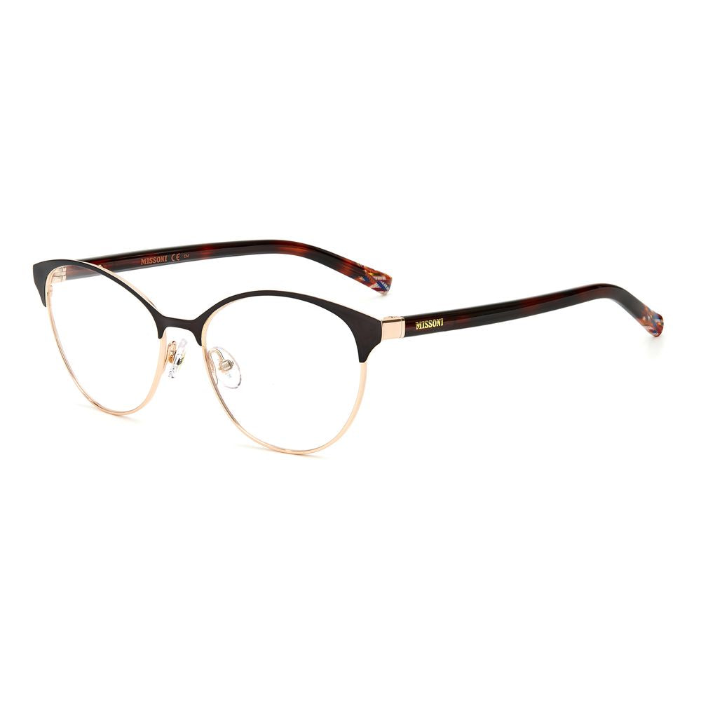 Braune Metallbrille