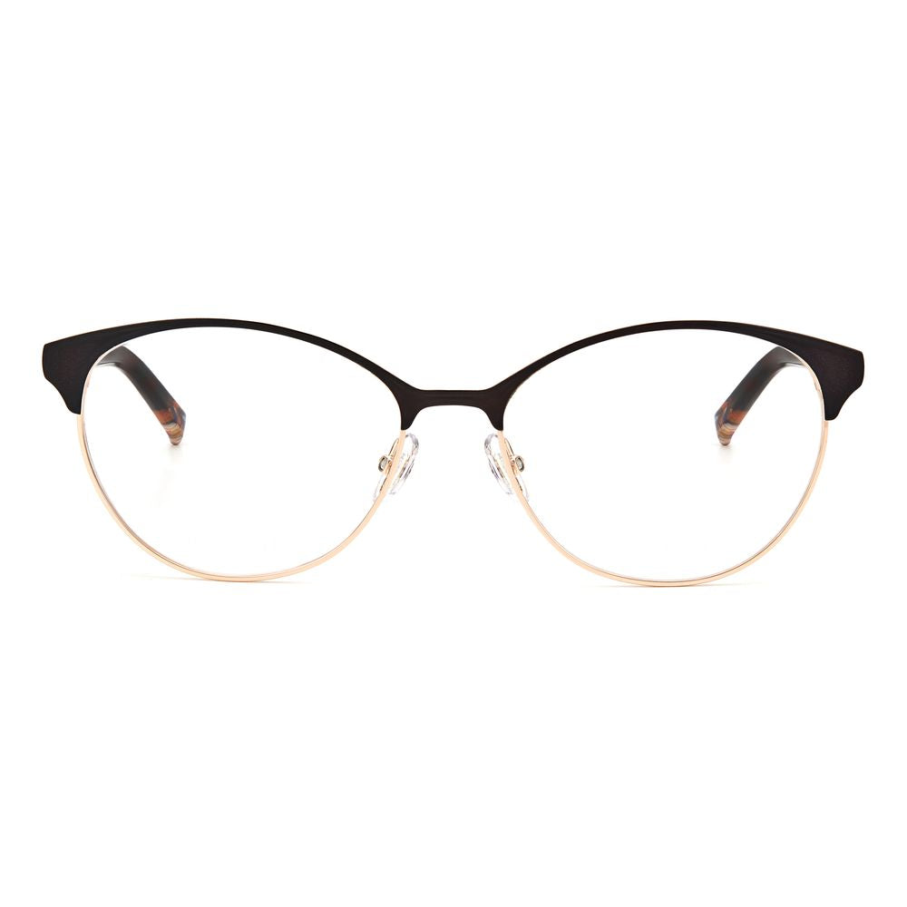 Braune Metallbrille