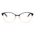 Braune Metallbrille