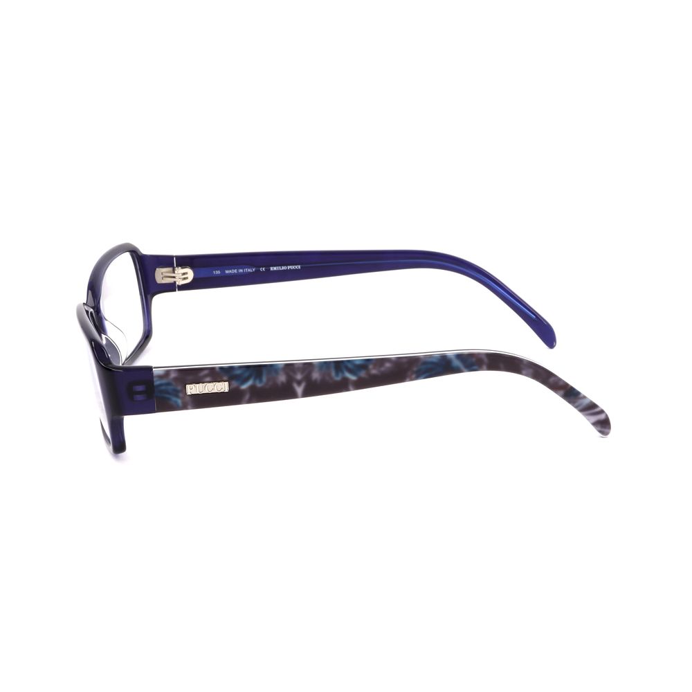 Blaues Brillengestell aus Kunststoff