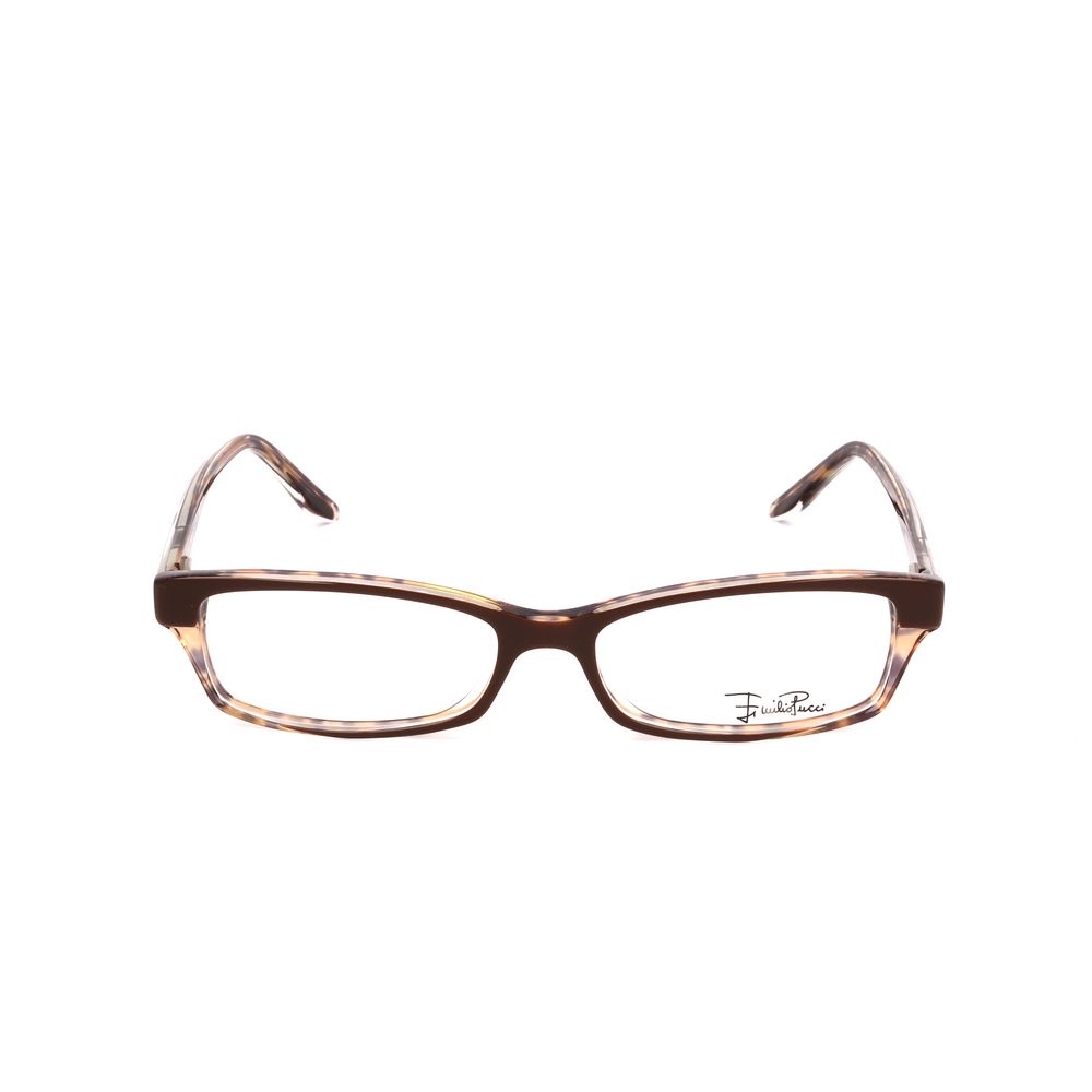 Braune Kunststoffbrille