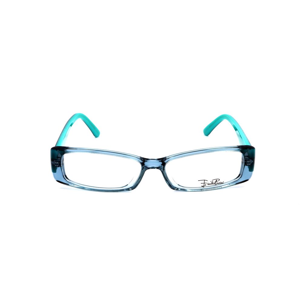 Brille aus blauem Kunststoff (Fassungen)