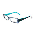 Blaue Kunststoffbrille
