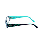 Brille aus blauem Kunststoff (Fassungen)