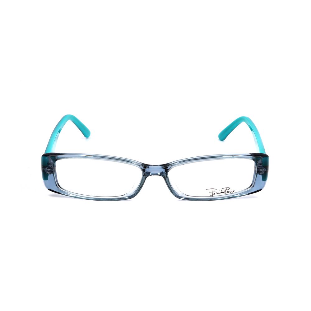Blaue Kunststoffbrille