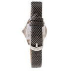 Gray Leather Dress Watch