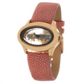 Multicolor Leder Armbanduhr