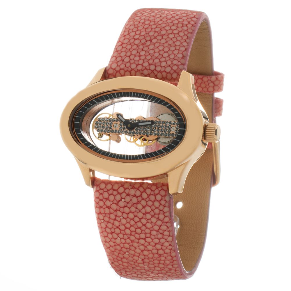 Multicolor Leder Armbanduhr