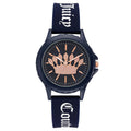 Blue Synthetic Dress Watch