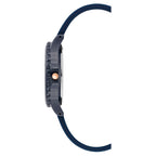 Blue Synthetic Dress Watch