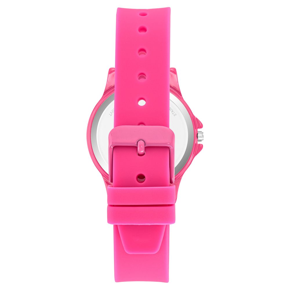 Orologio da donna multicolore con cinturino in pelle sintetica