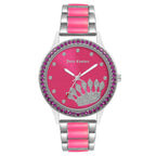 Multicolor Metal Dress Watch
