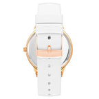 White Synthetic Dress Watch