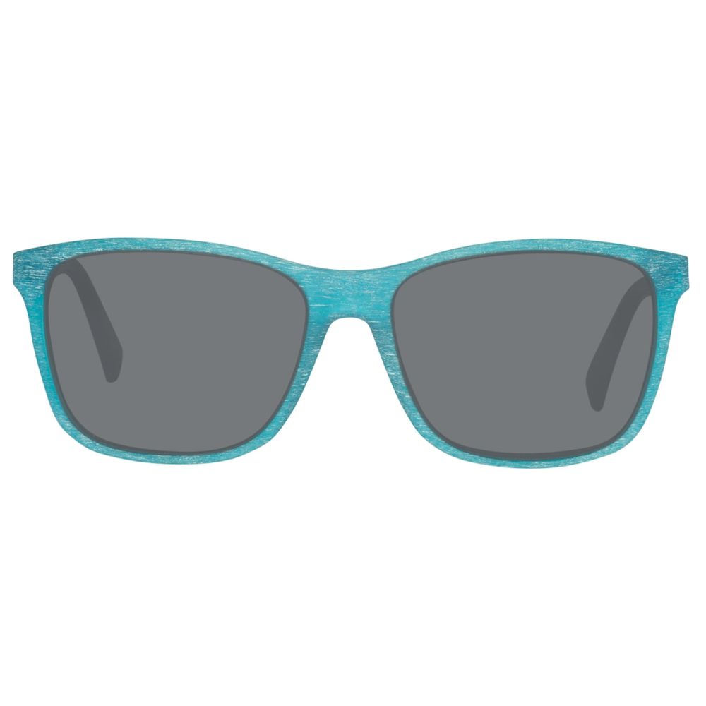 Sonnenbrille aus blauem Azetat