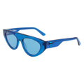 Blaue Azetat-Sonnenbrille