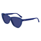 Sonnenbrille aus blauem Azetat