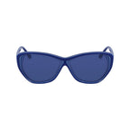 Sonnenbrille aus blauem Azetat