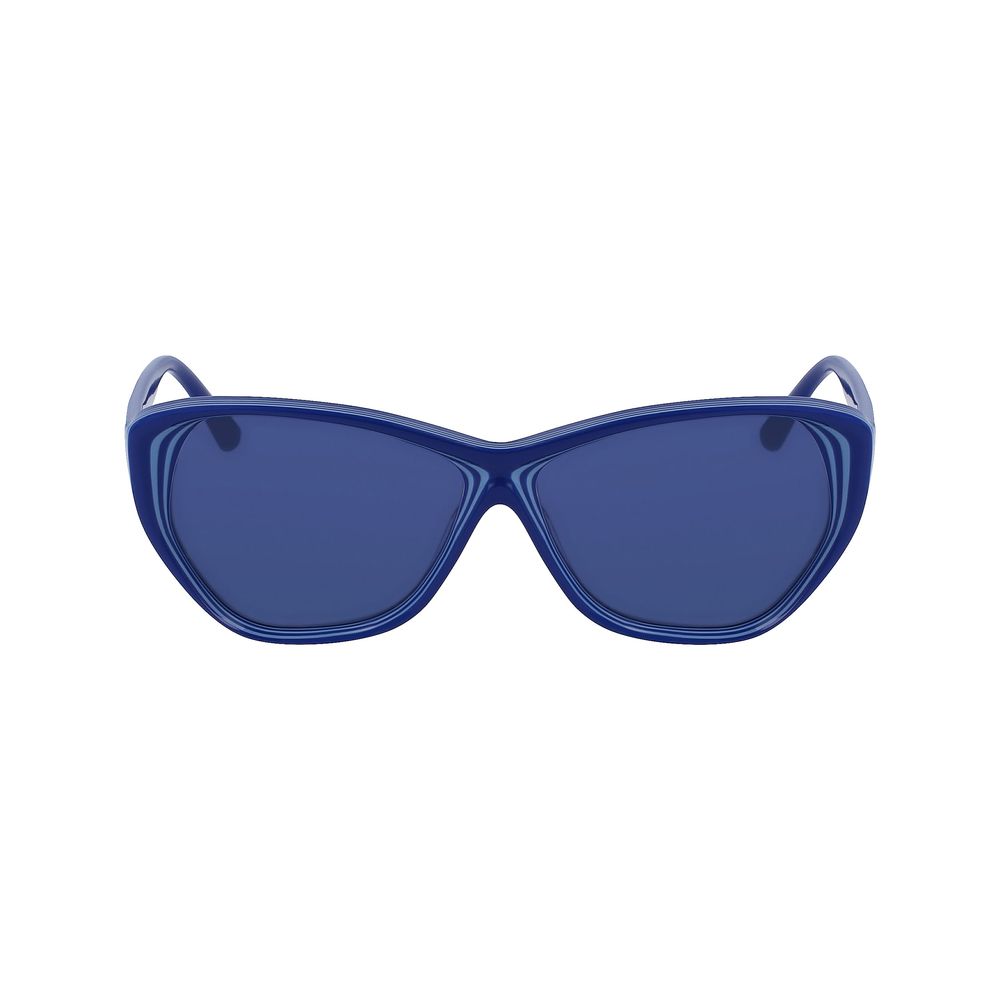 Sonnenbrille aus blauem Azetat