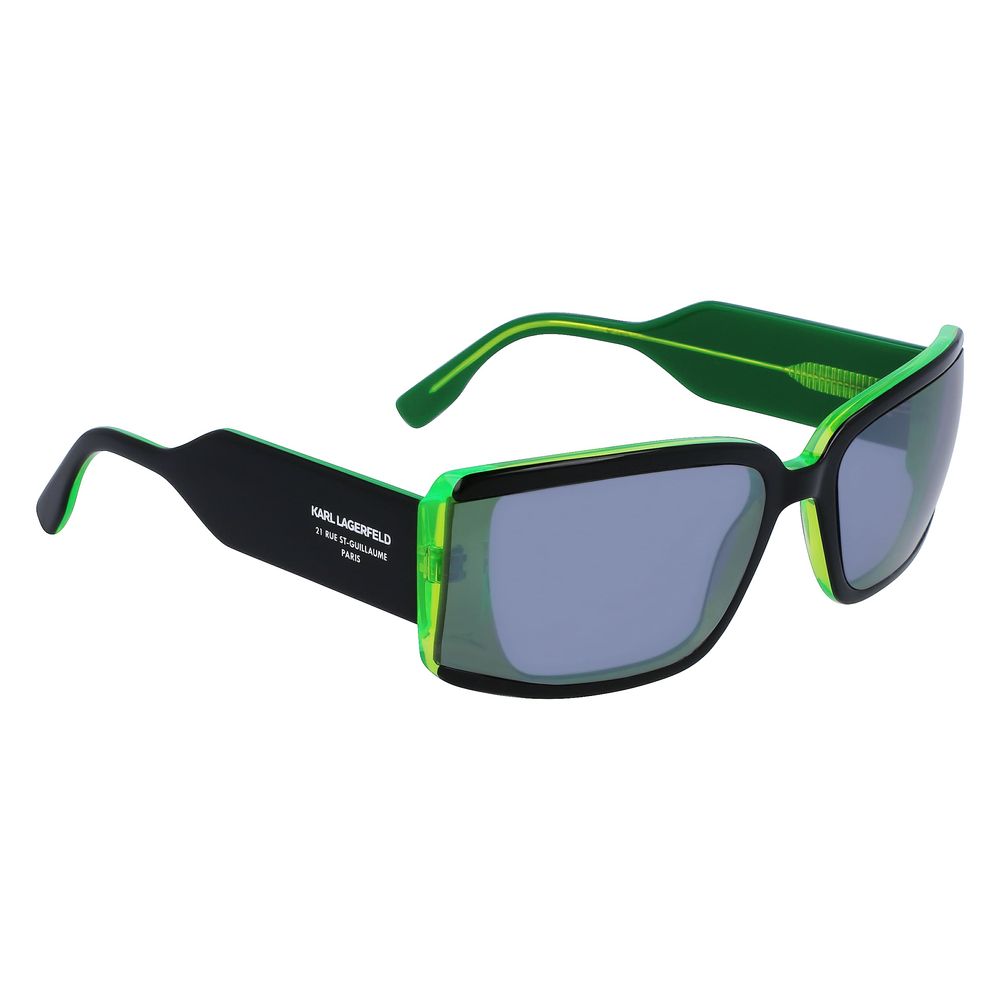 Sonnenbrille aus schwarzem Azetat