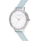 Blue Artificial Leather Dress Watch