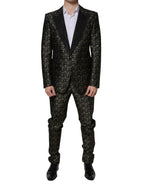 Black Stars Jacquard SICILIA 2 Piece Suit
