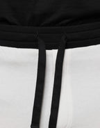 Weiße Baumwolle Slim Herren Jogger Sweatpants Hose