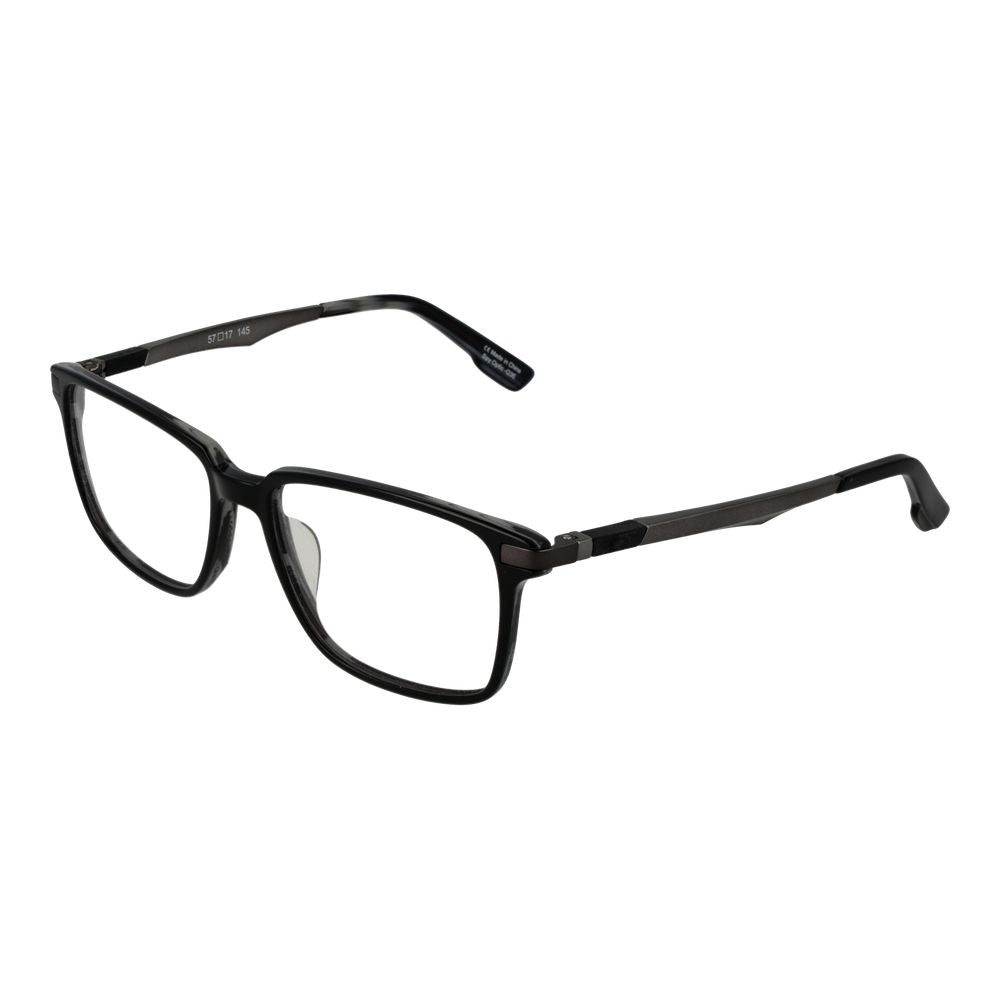 Brille (Gestell) aus schwarzem Kunststoff