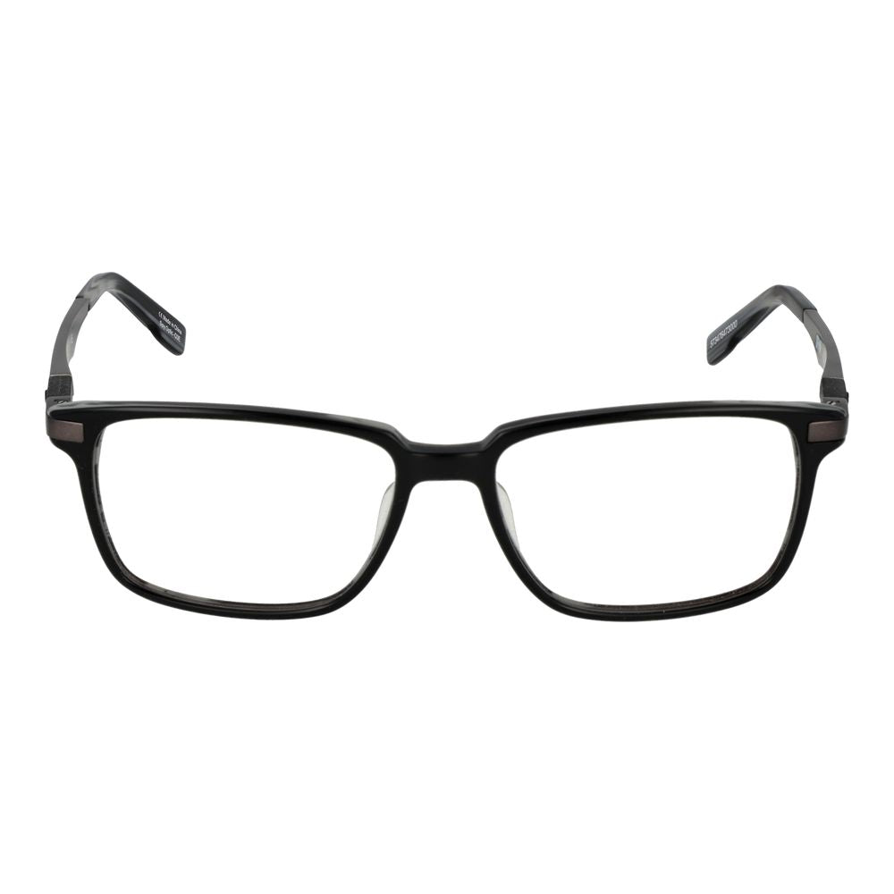 Brille (Gestell) aus schwarzem Kunststoff