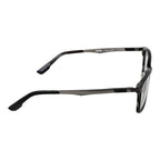 Brille (Gestell) aus schwarzem Kunststoff