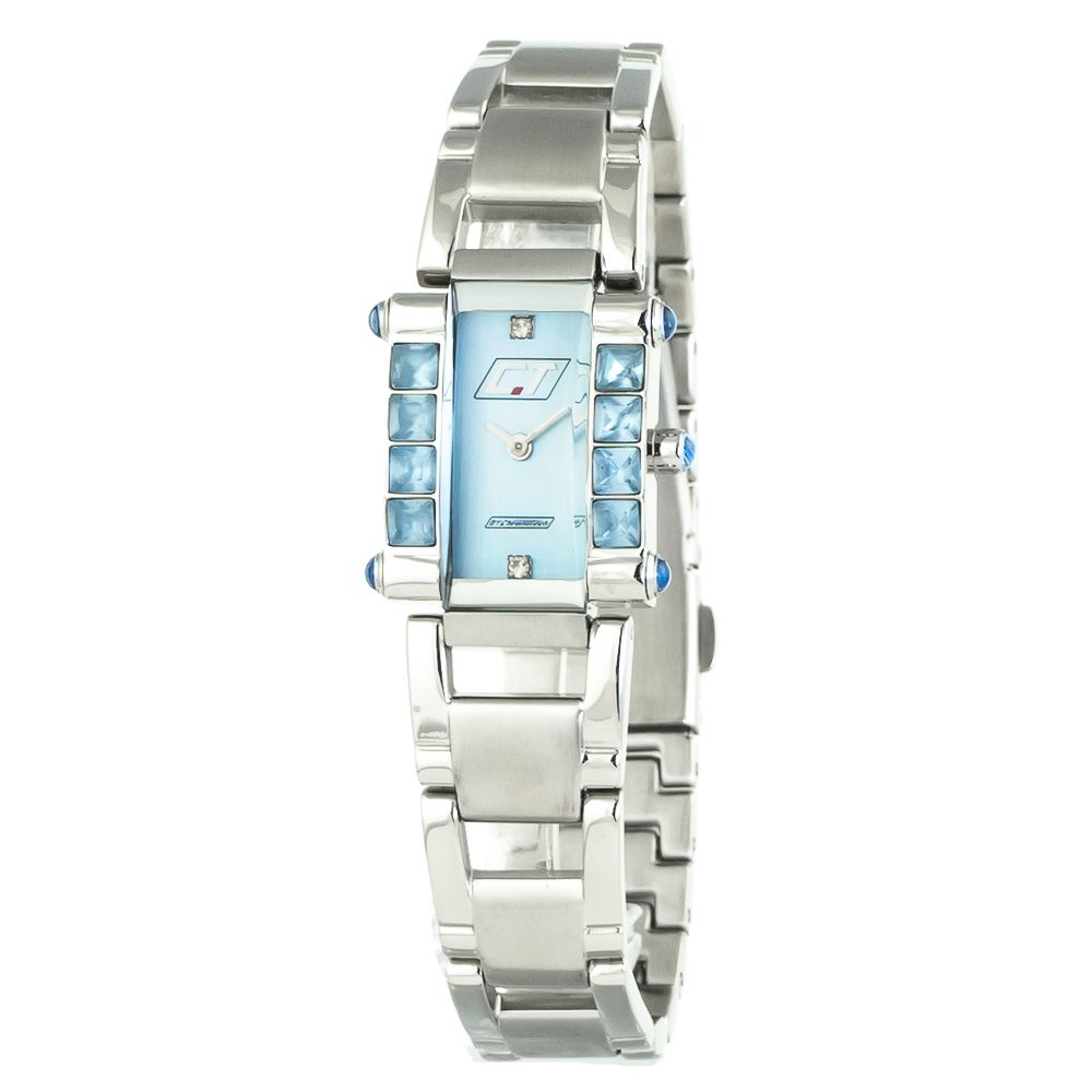 Orologio da polso con bracciale in acciaio inossidabile argentato