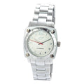 Silberne Aluminium-Kleideruhr