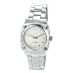Silberne Aluminium-Kleideruhr