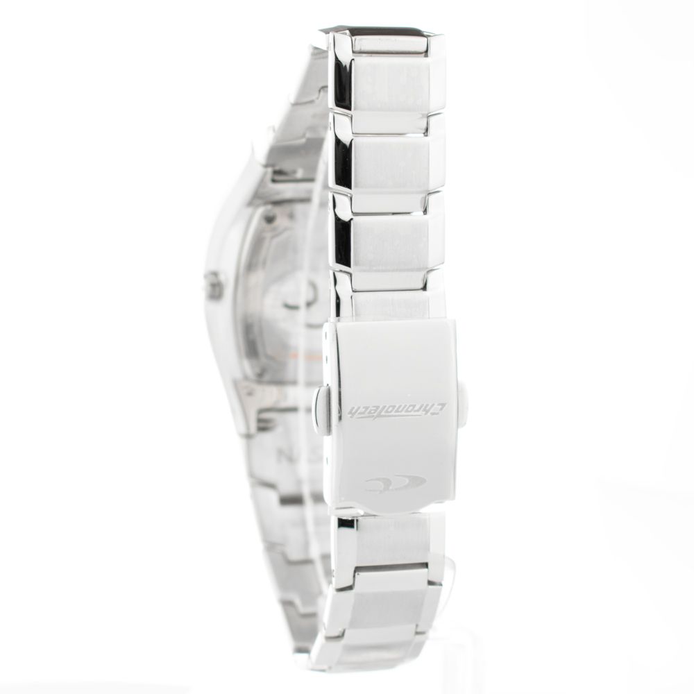 Edelstahl-Dresswatch in Silber