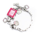 Silberne Edelstahl-Armbanduhr