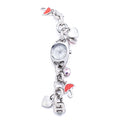 Armbanduhr aus Edelstahl in Silber