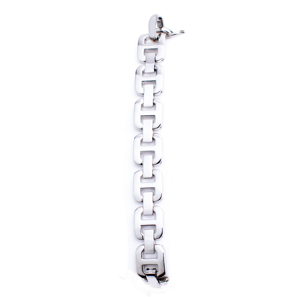 Armbanduhr aus Edelstahl in Silber