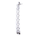 Armbanduhr aus Edelstahl in Silber