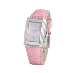 Multicolor Leather Dress Watch
