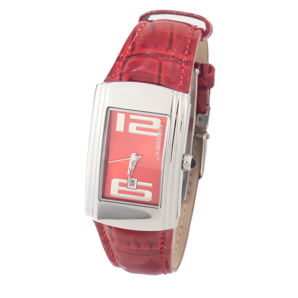 Multicolor Leder-Armbanduhr