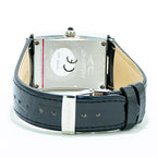 Silberne Edelstahl-Dresswatch